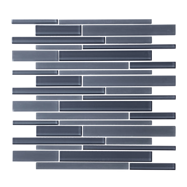 Steel Blue Glass Mosaic