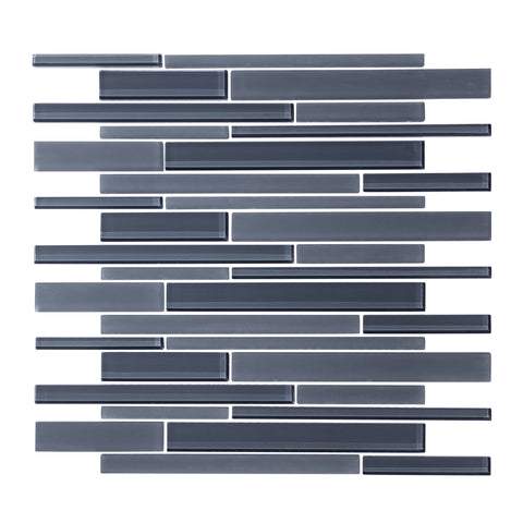 Steel Blue Glass Mosaic