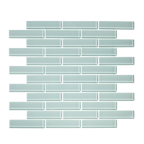 Seafoam 1" x 3" Glass Mosaic