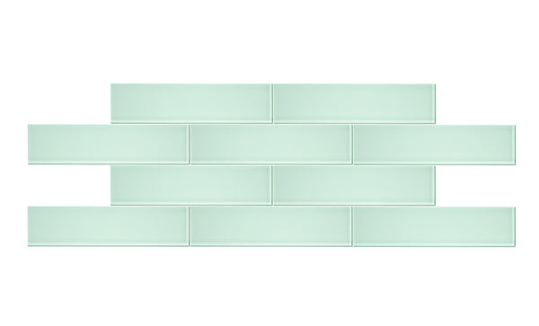 Seafoam 3x12 Glass Subway Tile