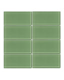 Pistachio 3x6 Glass Subway Tile