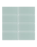 Seafoam 3x6 Glass Subway Tile