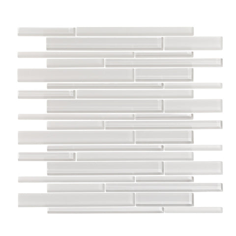 Ice White Glass Mosaic