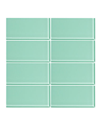Fresh Mist 3x6 Glass Subway Tile