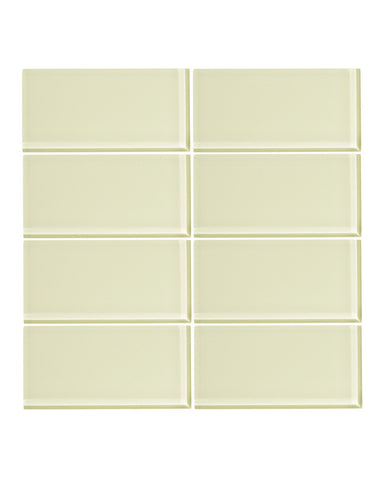 Lime Sorbet 3x6 Glass Subway Tile