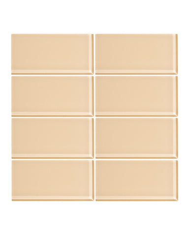 Creamsicle 3x6 Glass Subway Tile