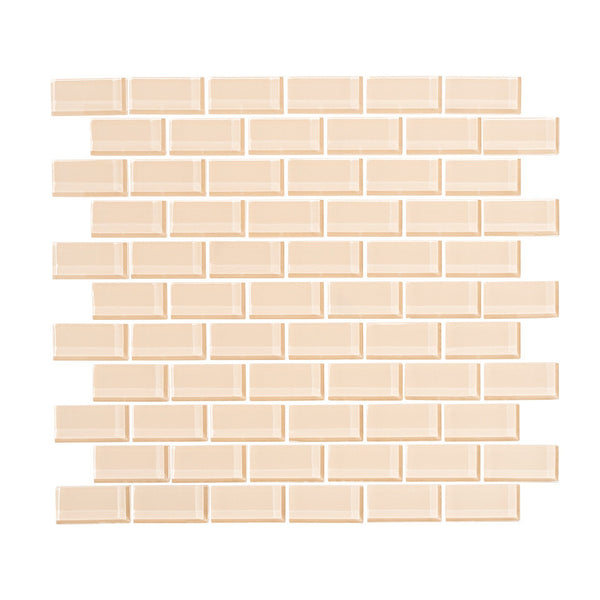 Creamsicle 1x2 Glass Subway Tile Mosaic