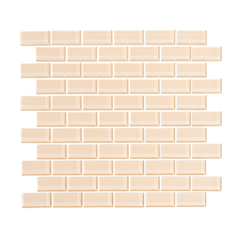 Creamsicle 1x2 Glass Subway Tile Mosaic
